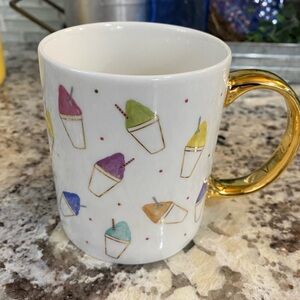 Nola Tawk Ceramic Mug with Gold Accent